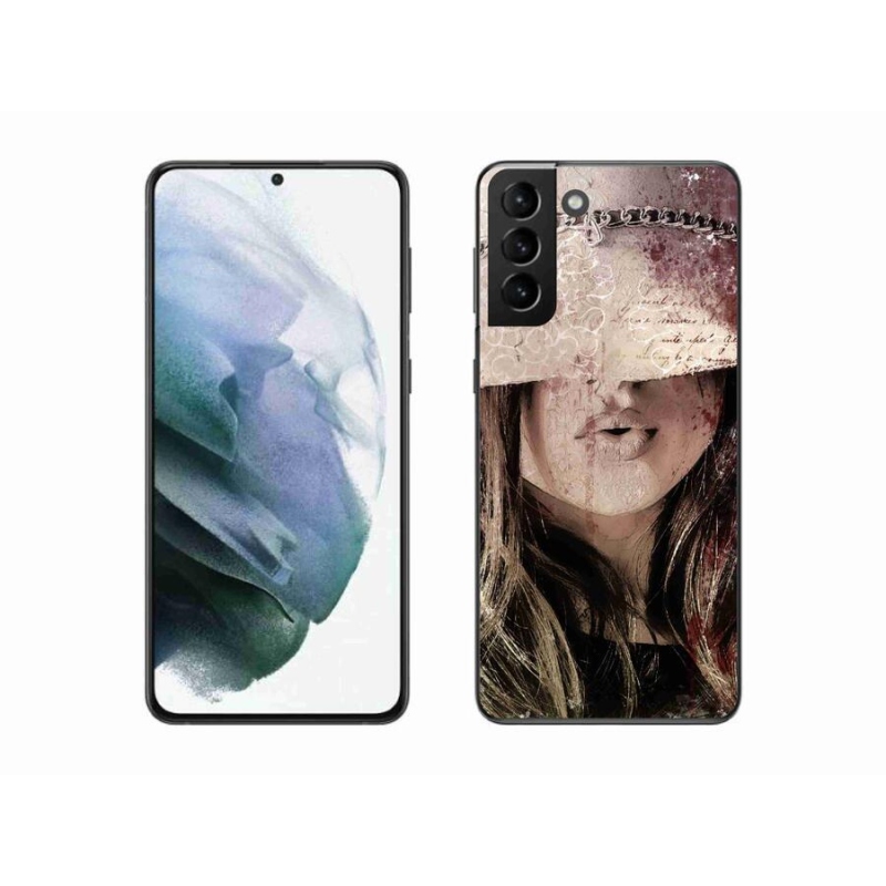 Gél borítás mmCase Samsung Galaxy S21 Plus készülékhez - lány