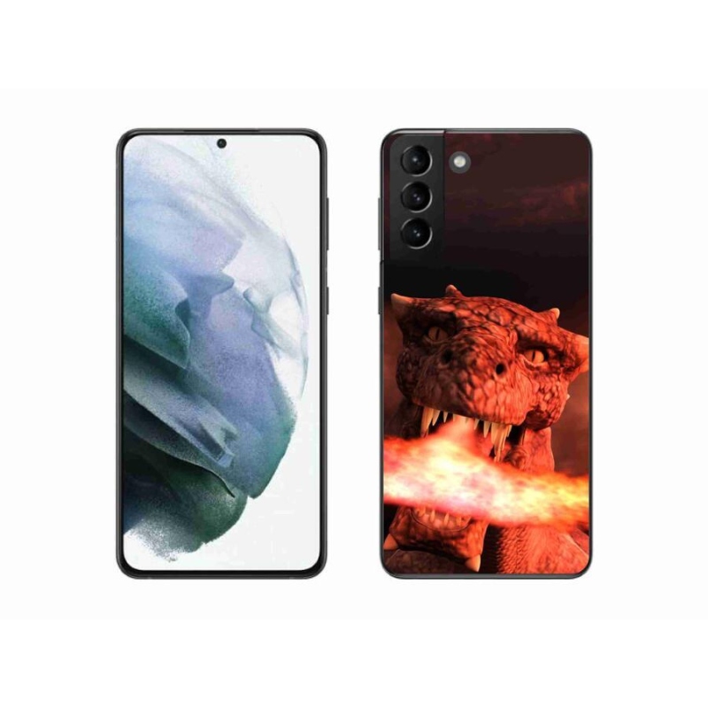 Zselés borítás mmCase Samsung Galaxy S21 Plus készülékhez - sárkány
