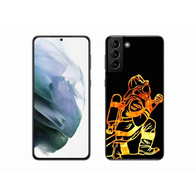 Zselés borítás mmCase Samsung Galaxy S21 Plus - tűzoltó 1