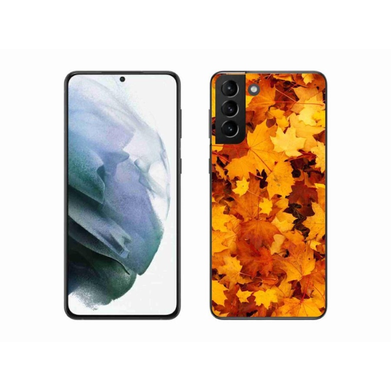 Gél borítás mmCase Samsung Galaxy S21 Plus készülékhez - juharlevelek