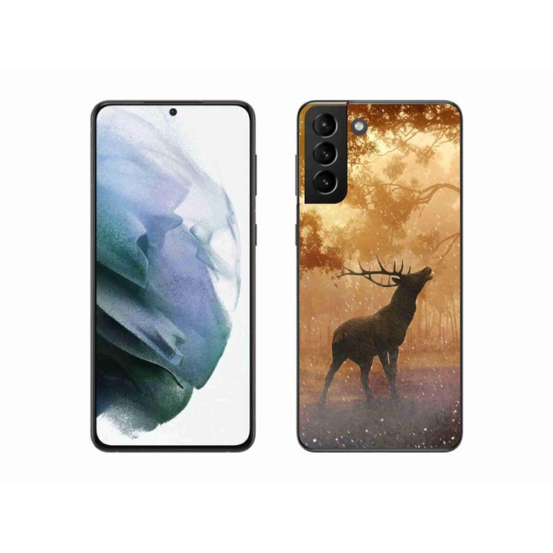 Zselés borítás mmCase Samsung Galaxy S21 Plus készülékhez - szarvas a vadászaton