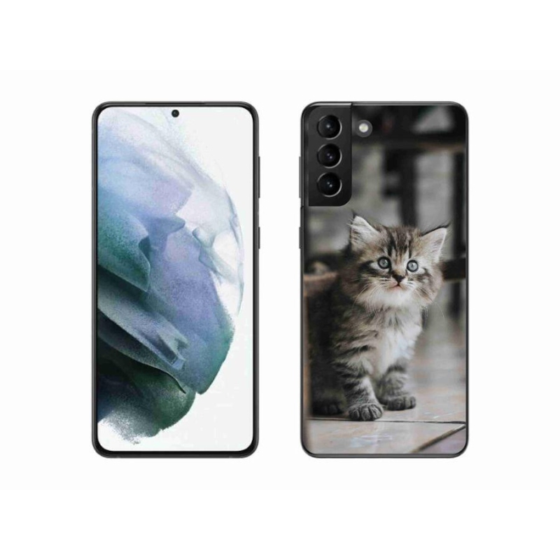 Zselés borítás mmCase Samsung Galaxy S21 Plus készülékhez - cica