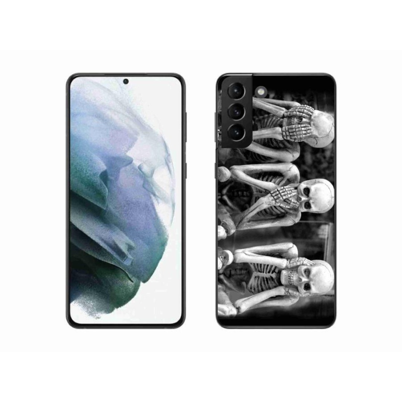 Zselés borítás mmCase Samsung Galaxy S21 Plus - csontvázakhoz