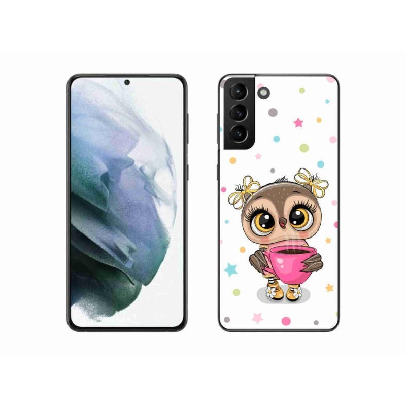 Gél borítás mmCase Samsung Galaxy S21 Plus készülékhez - rajzfilm bagoly