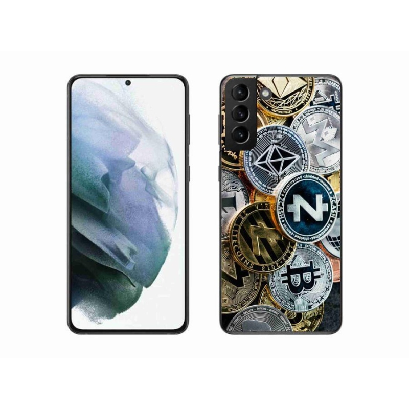 Gél borítás mmCase Samsung Galaxy S21 Plus készülékhez - kriptovaluták