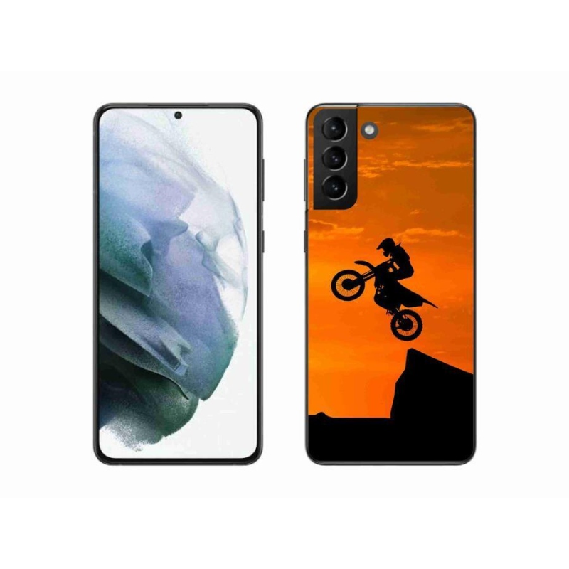 Zselés borítás mmCase Samsung Galaxy S21 Plus készülékhez - motocross