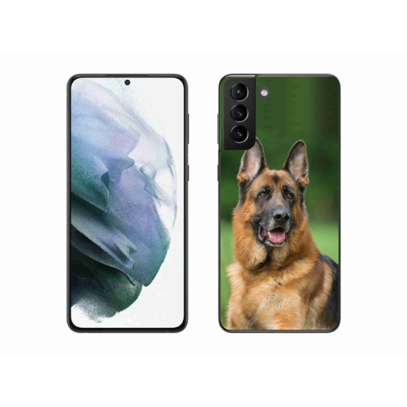 Gél borítás mmCase Samsung Galaxy S21 Plus - Német juhászkutya számára