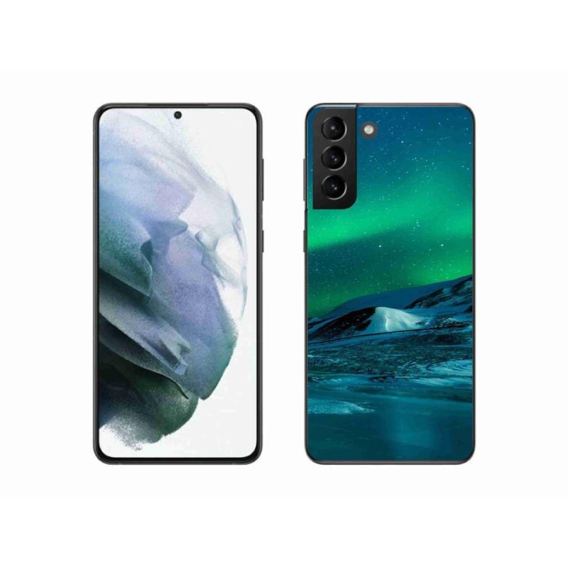 Gél borítás mmCase Samsung Galaxy S21 Plus készülékhez - sarki fény