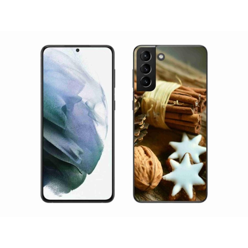 Gél borítás mmCase Samsung Galaxy S21 Plus készülékhez - fahéj és mézeskalács