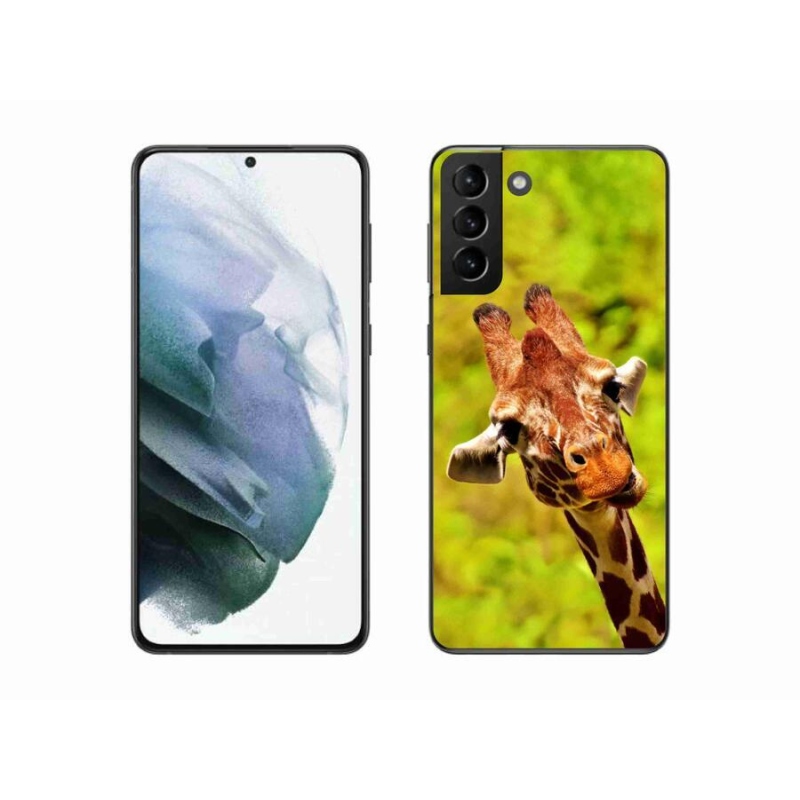 Zselés borítás mmCase Samsung Galaxy S21 Plus készülékhez - zsiráf