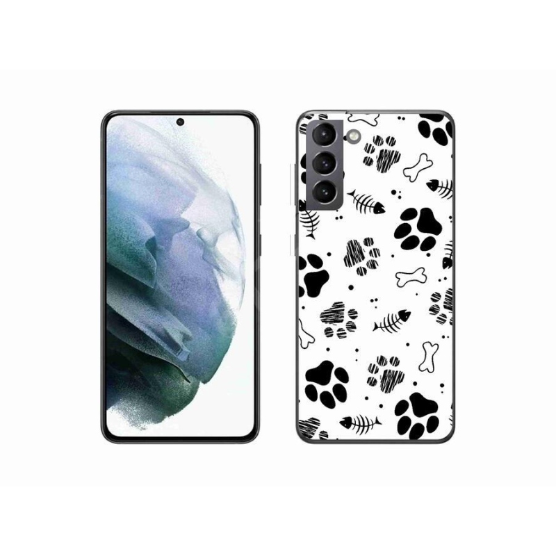 Gél borítás mmCase Samsung Galaxy S21 - kutyamancsok 1