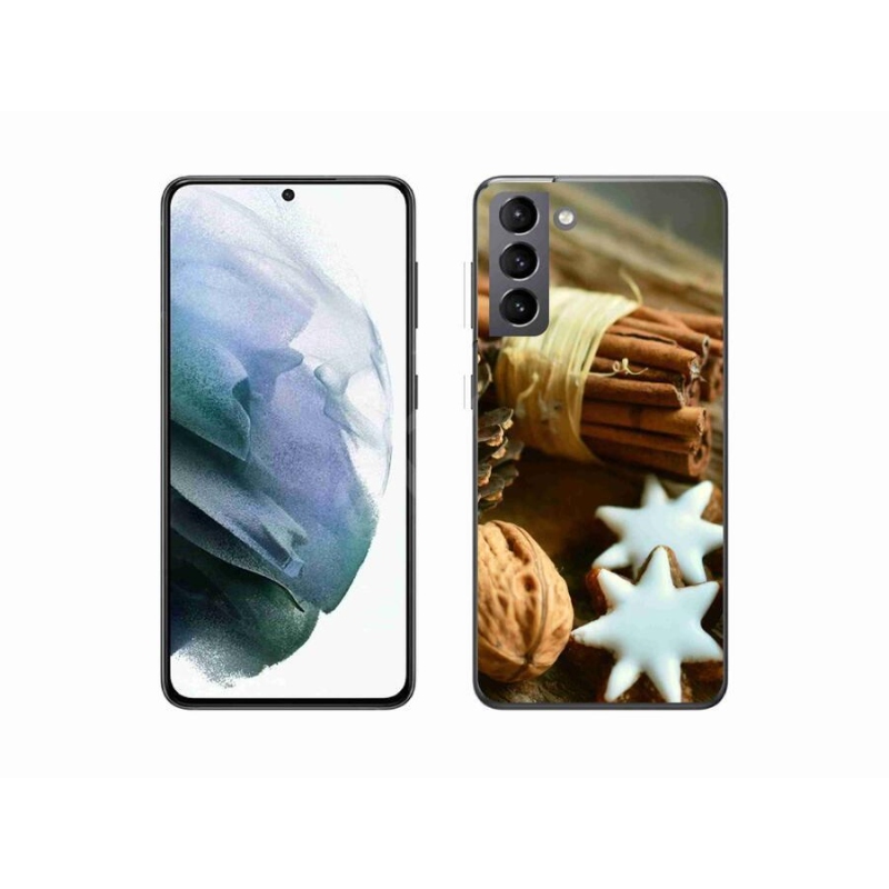 Gél borítás mmCase Samsung Galaxy S21 - fahéj és mézeskalács - Samsung Galaxy S21-hez