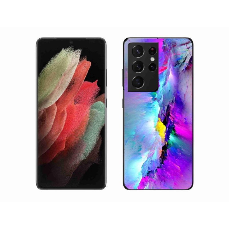 Zselés borítás mmCase Samsung Galaxy S21 Ultra 5G - absztrakt