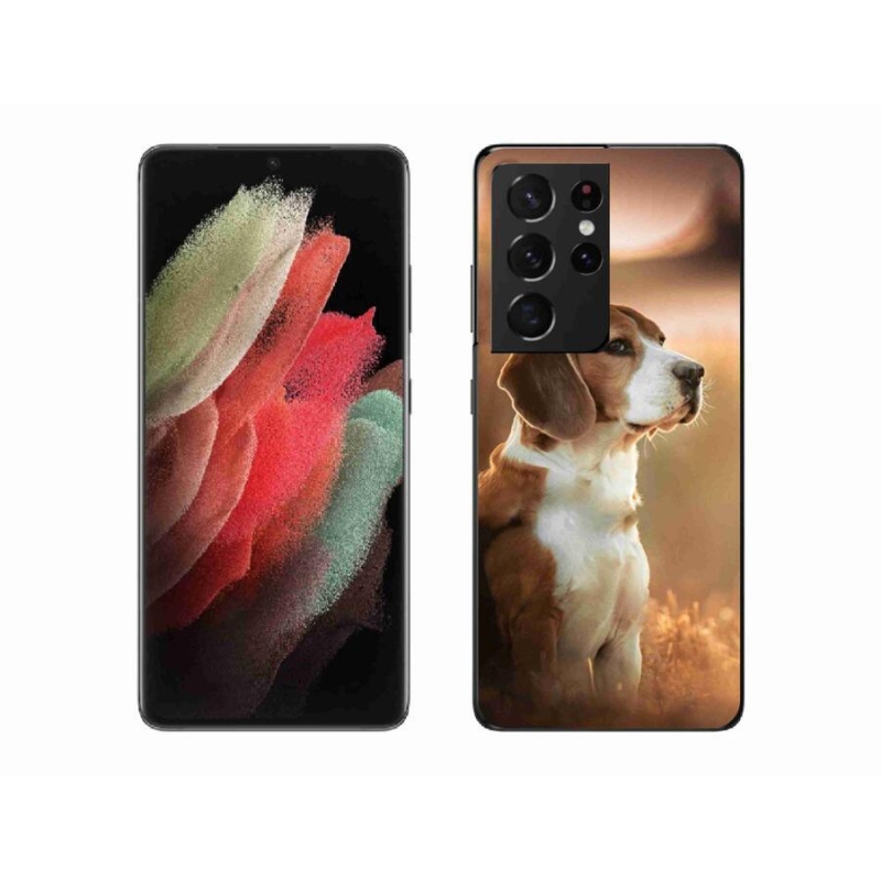 Gél védőburkolat mmCase Samsung Galaxy S21 Ultra 5G - bézs színben