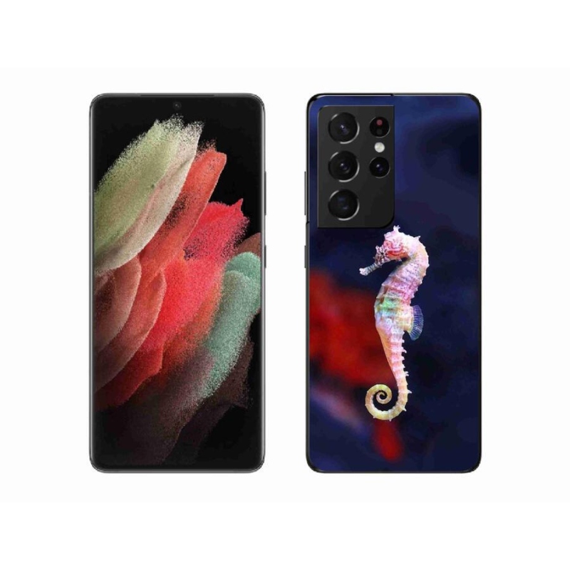 Zselés borítás mmCase Samsung Galaxy S21 Ultra 5G - csikóhal - Samsung Galaxy S21 Ultra 5G számára