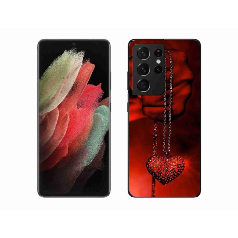 Gél borítás mmCase Samsung Galaxy S21 Ultra 5G - nyaklánc - Samsung Galaxy S21 Ultra 5G - nyaklánc