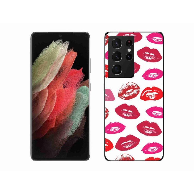 Gél védőburkolat mmCase Samsung Galaxy S21 Ultra 5G - ajkakhoz