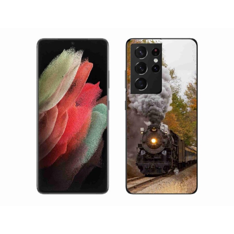 Zselés borítás mmCase Samsung Galaxy S21 Ultra 5G - vonat 1