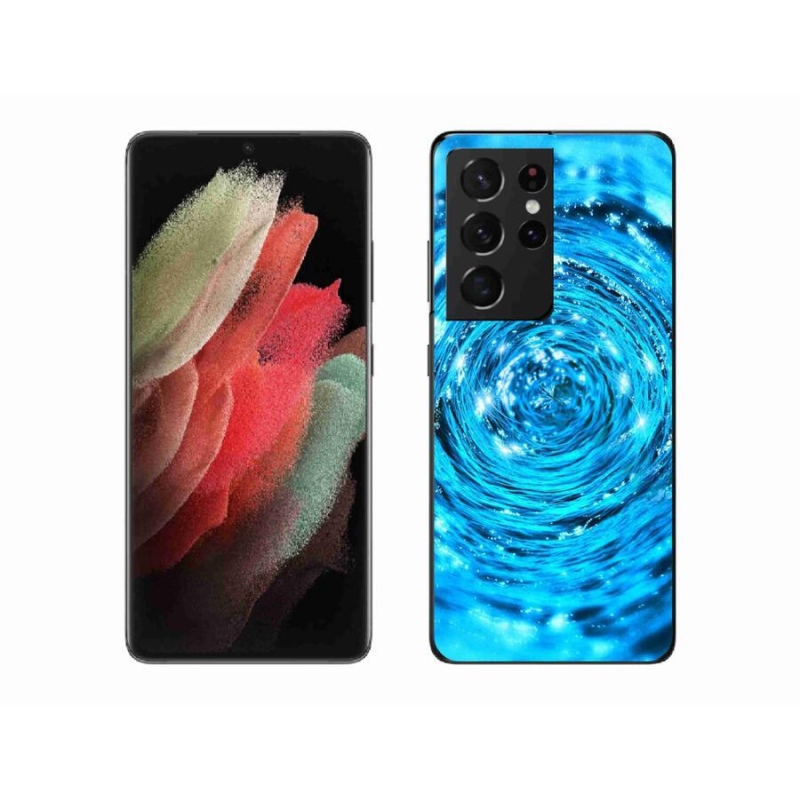 Gél borítás mmCase Samsung Galaxy S21 Ultra 5G - vízörvény - Samsung Galaxy S21 Ultra 5G - vízörvény