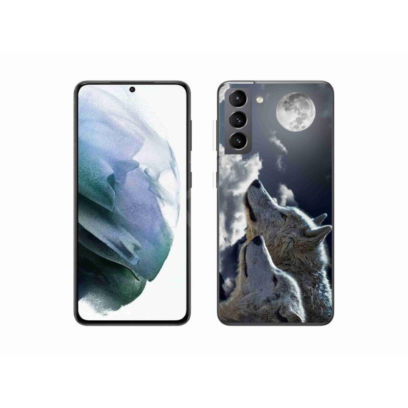 Gél borítás mmCase Samsung Galaxy S21 - farkasok számára