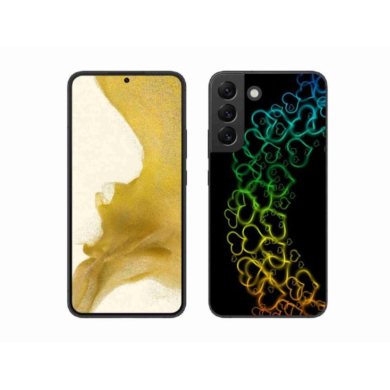 Zselés borítás mmCase Samsung Galaxy S22+ 5G - színes szívek