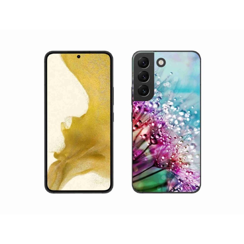 Gél borítás mmCase Samsung Galaxy S22 5G - színes virágok