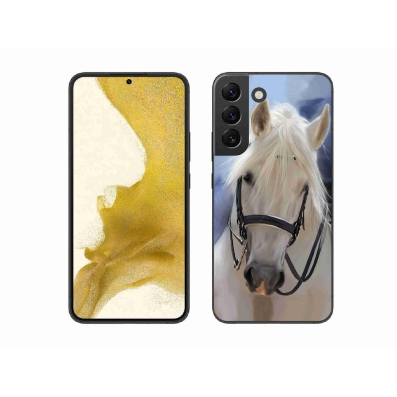 Zselés borítás mmCase Samsung Galaxy S22+ 5G - fehér ló