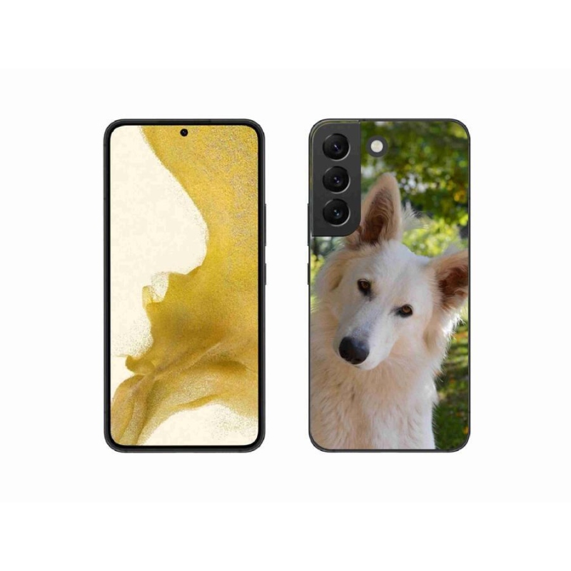 Gél védőhuzat mmCase Samsung Galaxy S22 5G - fehér svájci juhász 1