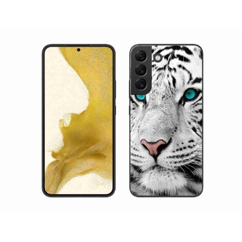 Zselés borítás mmCase Samsung Galaxy S22+ 5G - fehér tigris