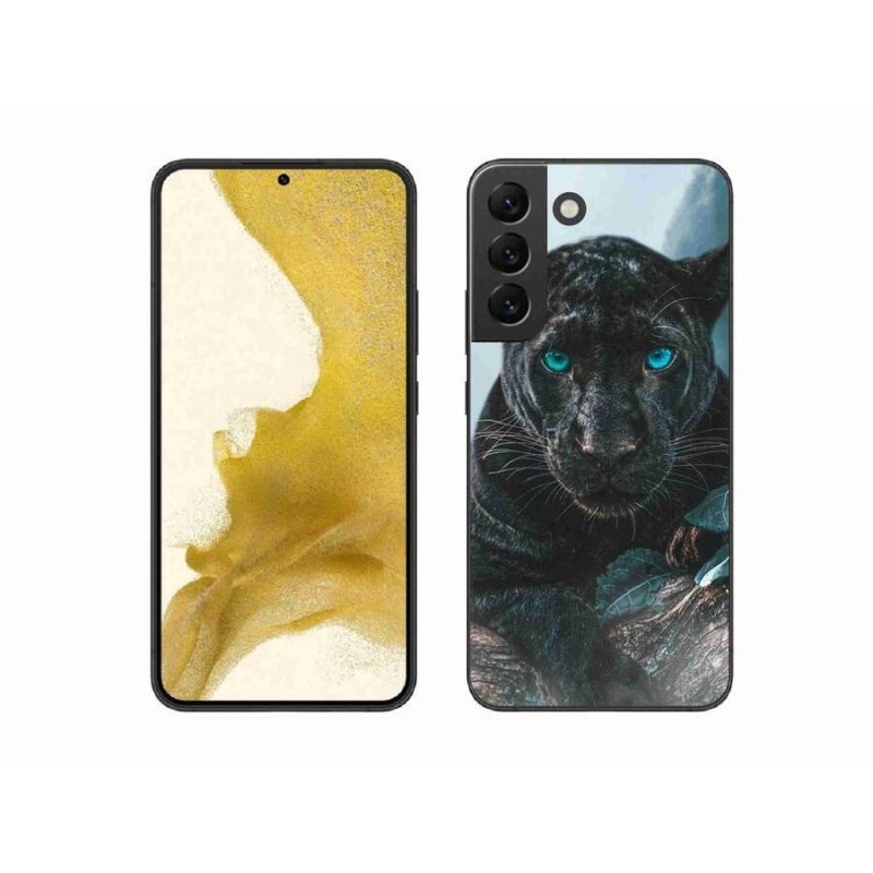 Gél védőhuzat mmCase Samsung Galaxy S22+ 5G - fekete párduc