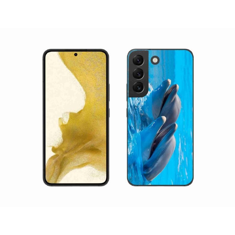 Gél védőhuzat mmCase Samsung Galaxy S22 5G - delfinek