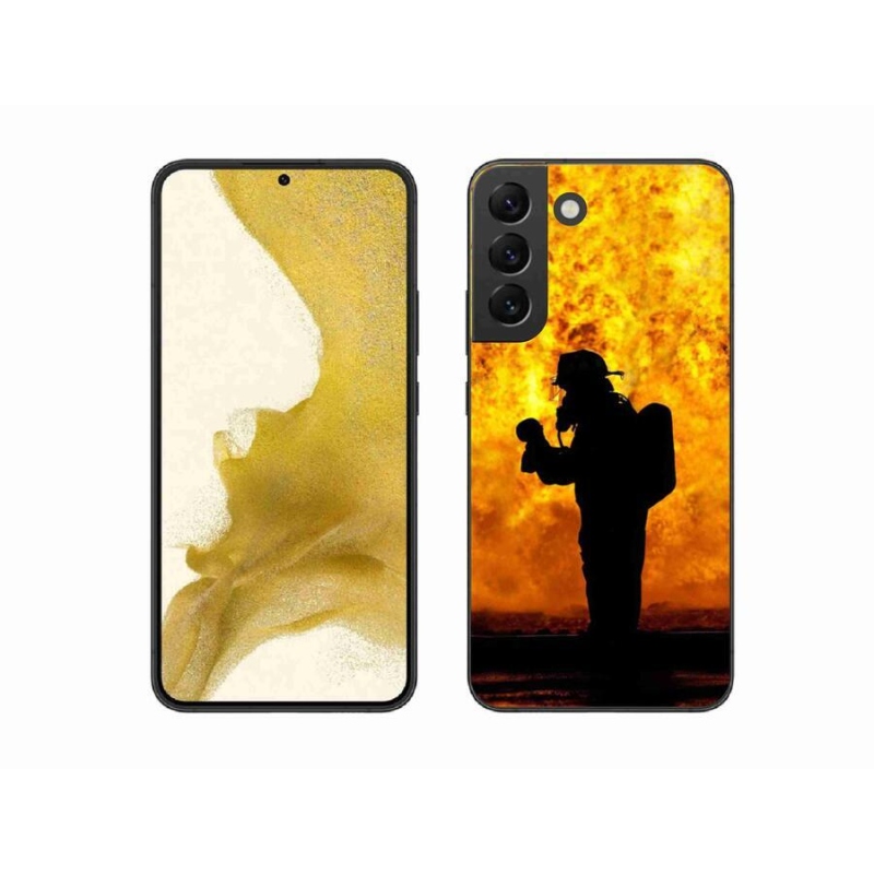 Gél borítás mmCase Samsung Galaxy S22+ 5G - tűzoltóhoz