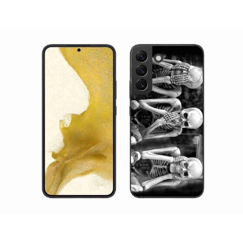 Gél borítás mmCase Samsung Galaxy S22+ 5G - csontvázakhoz