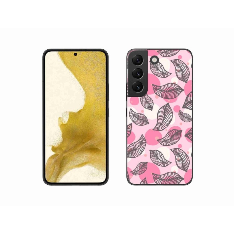 Gél borítás mmCase Samsung Galaxy S22 5G - rajzfilmes hulló levelek