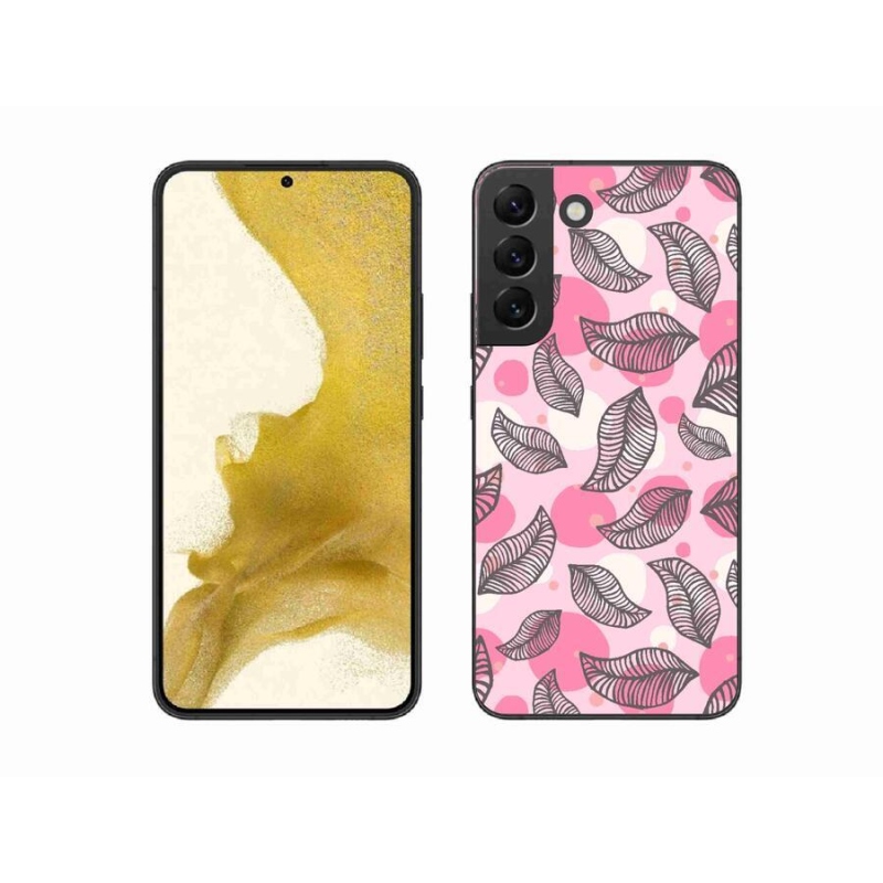 Gél borítás mmCase Samsung Galaxy S22+ 5G - rajzfilmes hulló levelek