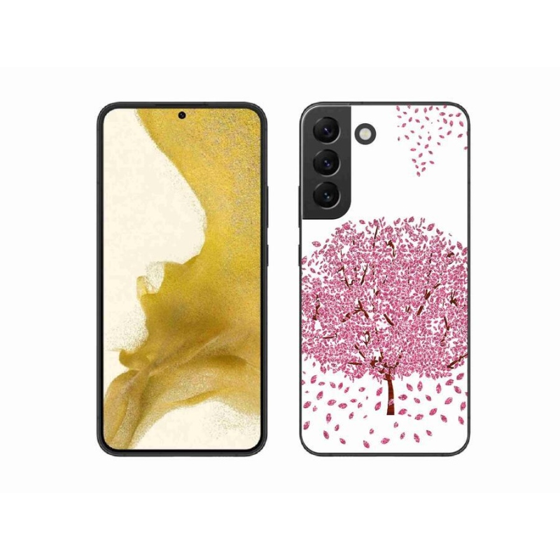 Zselés borítás mmCase Samsung Galaxy S22+ 5G - rajzfilmfa levelekkel