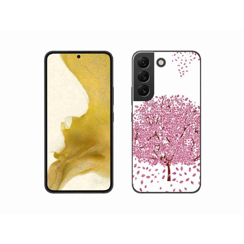 Zselés borítás mmCase Samsung Galaxy S22 5G - rajzfilmfa levelekkel