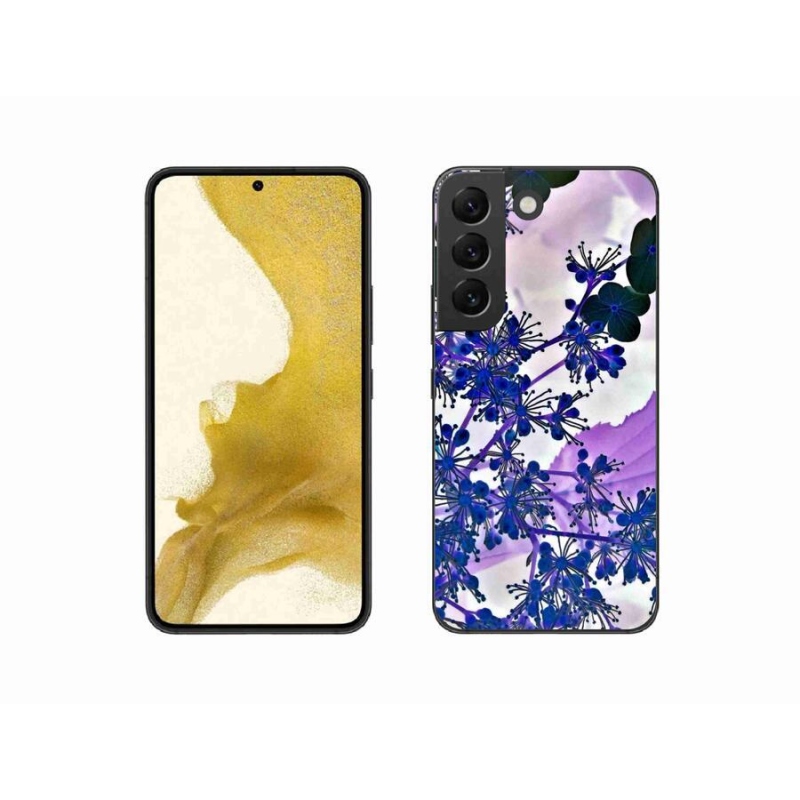 Gél borítás mmCase Samsung Galaxy S22 5G - hortenzia virág