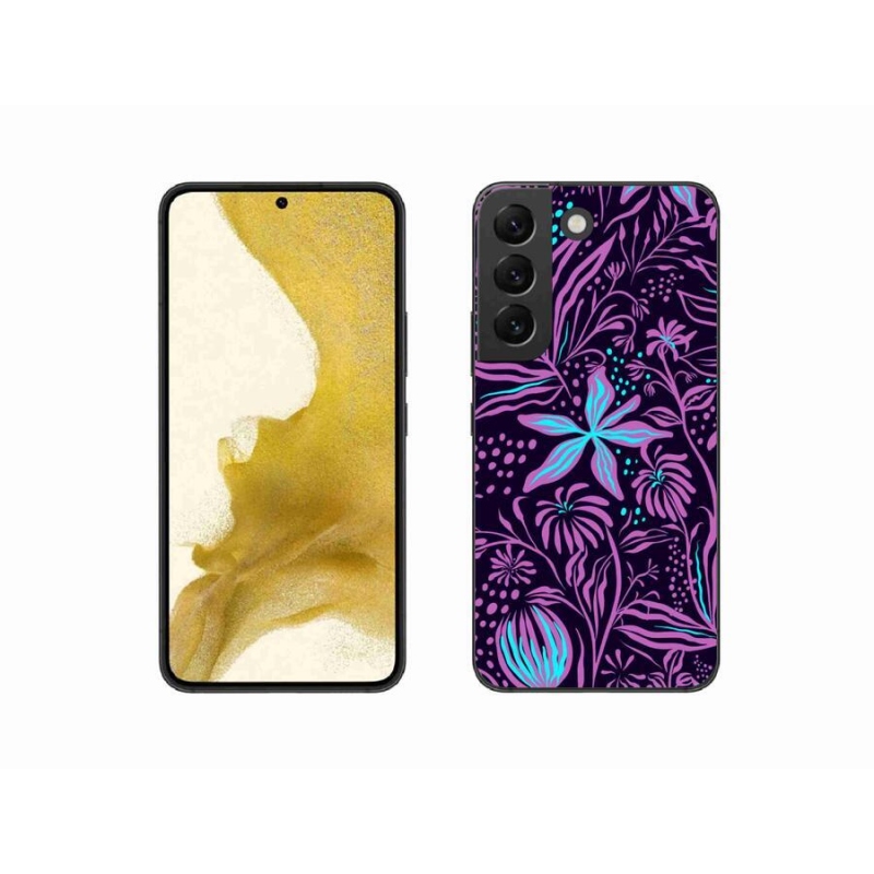 Zselés borítás mmCase Samsung Galaxy S22 5G - virágok 2