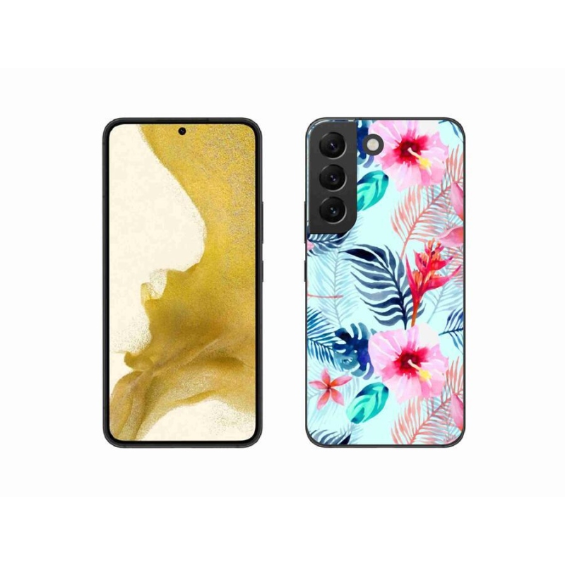 Gél védőhuzat mmCase Samsung Galaxy S22 5G - virágok