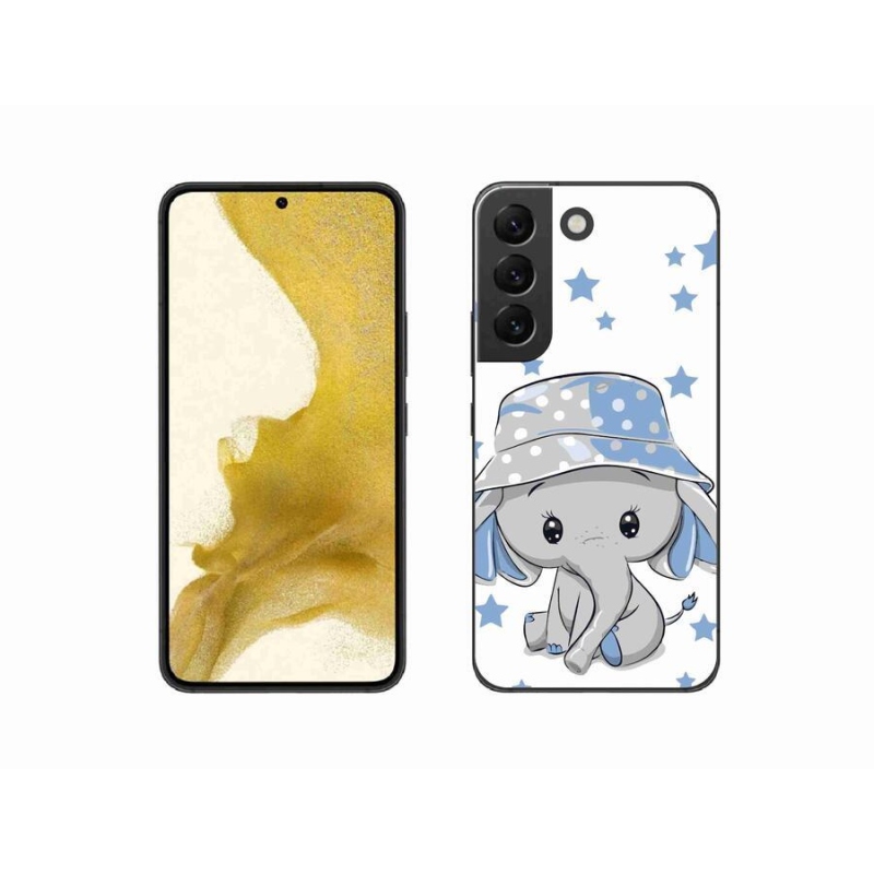 Gél védőhuzat mmCase Samsung Galaxy S22 5G - kék elefánthoz