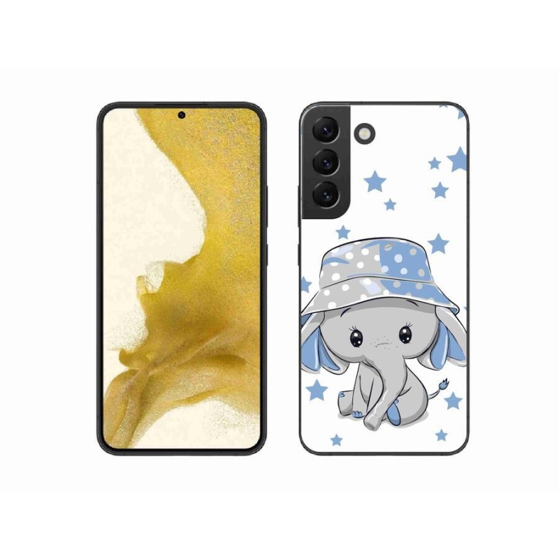 Gél védőhuzat mmCase Samsung Galaxy S22+ 5G - kék elefánthoz