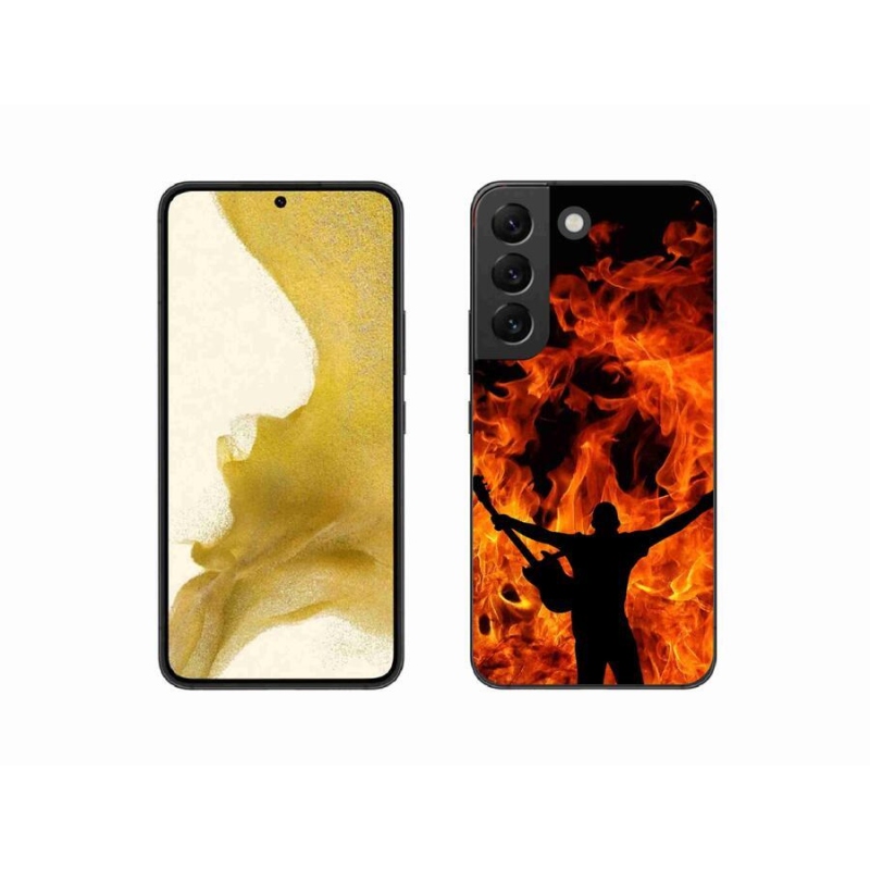 Gél borítás mmCase Samsung Galaxy S22 5G - zenész és tűz