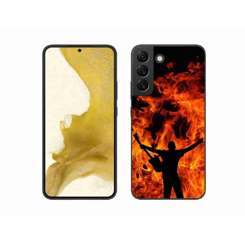 Gél borítás mmCase Samsung Galaxy S22+ 5G - zenész és tűz