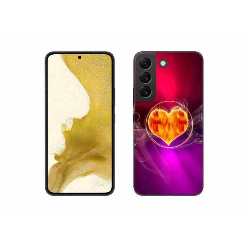 Gél borítás mmCase Samsung Galaxy S22 5G - tüzes szív