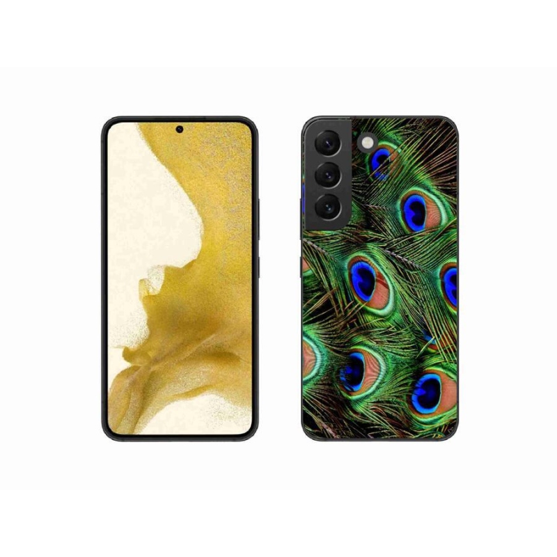 Zselés borítás mmCase Samsung Galaxy S22 5G - pávatoll