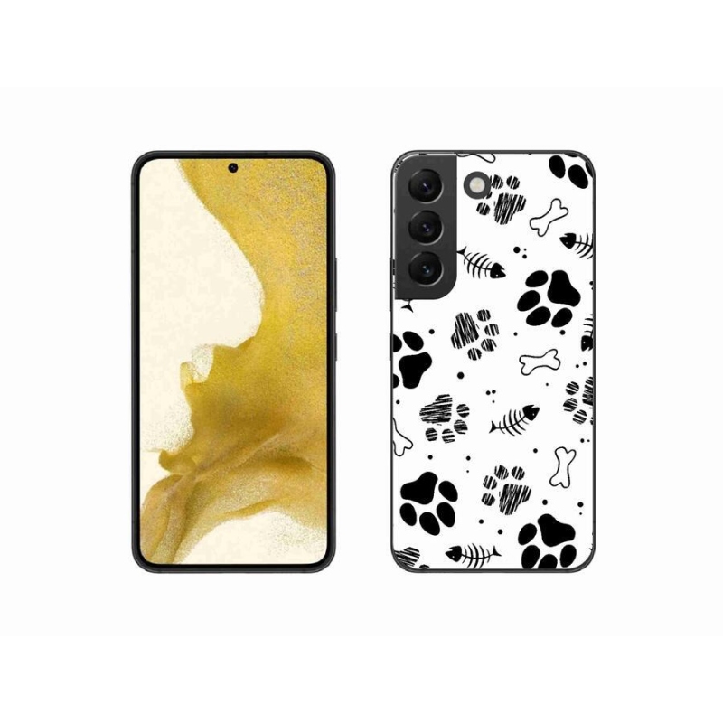 Zselés borítás mmCase Samsung Galaxy S22 5G - kutyamancsok 1