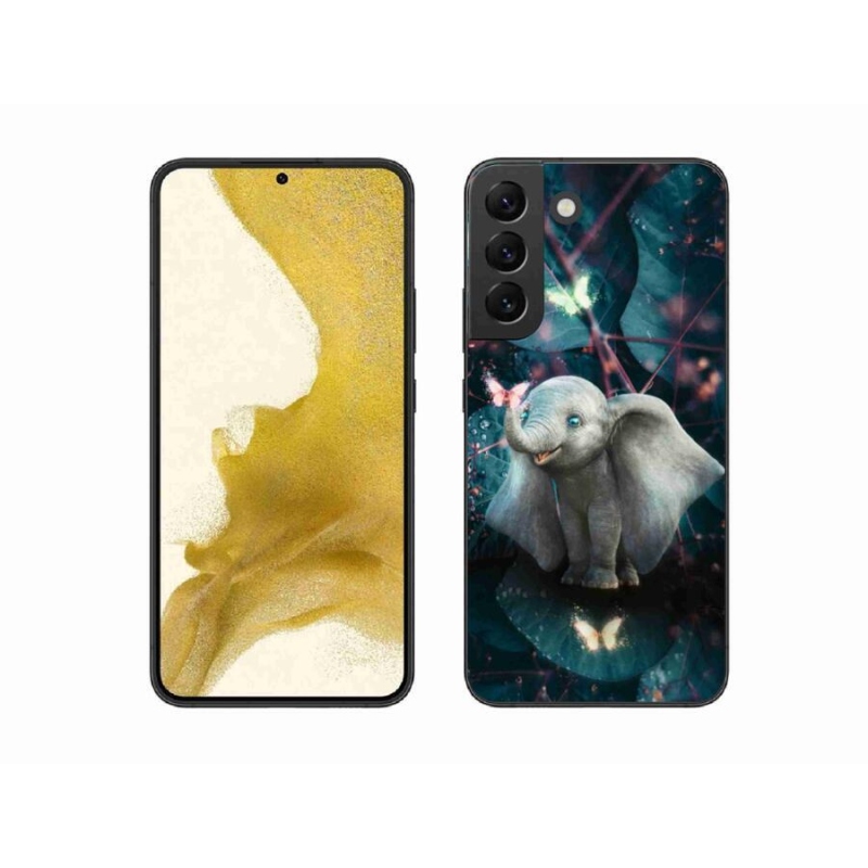 Gél borítás mmCase Samsung Galaxy S22+ 5G - aranyos elefánt - Samsung Galaxy S22+ 5G számára