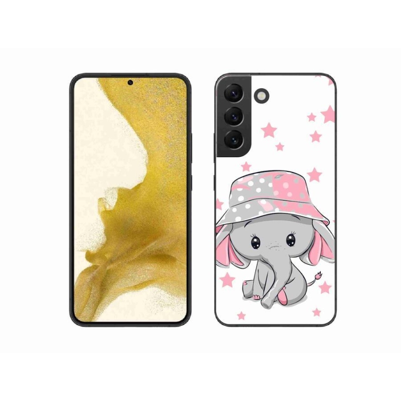 Gél védőhuzat mmCase Samsung Galaxy S22+ 5G - rózsaszín elefánthoz