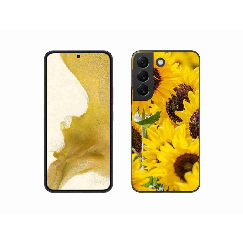 Zselés borítás mmCase Samsung Galaxy S22 5G - Napraforgó